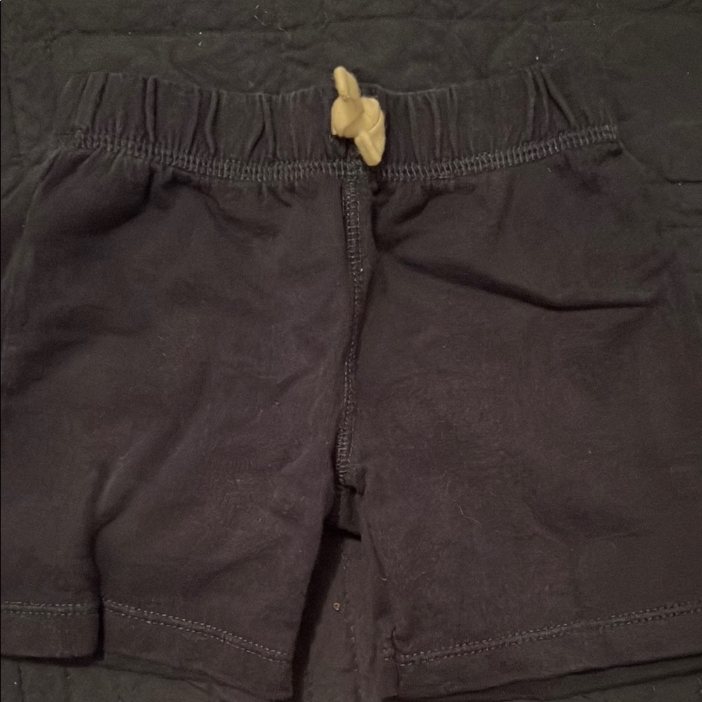 Carter’s Navy Shorts with White Drawstring